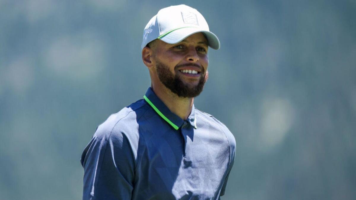 Warriors' Stephen Curry doubles down on celebration of epic hole-in-one in  American Century Championship