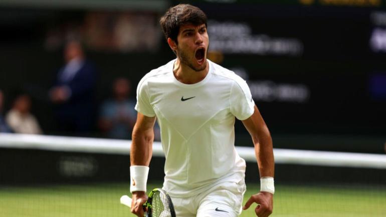 Wimbledon Carlos Alcaraz Defeats Novak Djokovic In Five Set Thriller To Capture Second