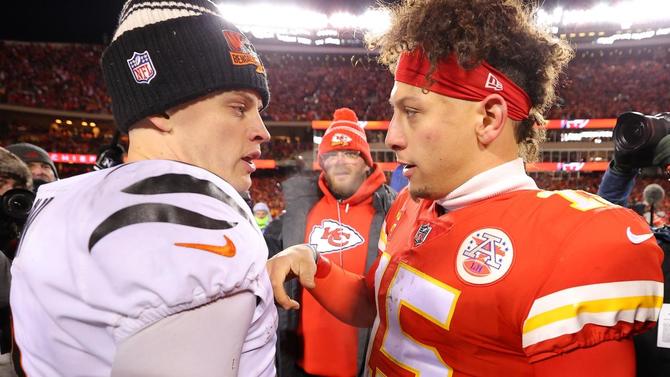 Joe Burrow Getty Patrick Mahomes