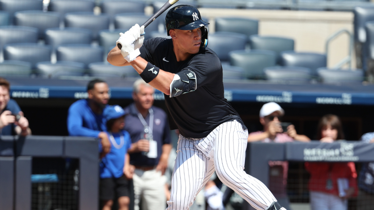 Yankees' Aaron Judge faces live pitching for the first time since right toe  injury
