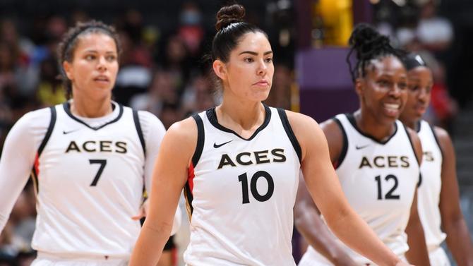 Kelsey Plum Getty Las Vegas Aces