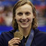 Katie Ledecky Getty Swimming Gold Medal