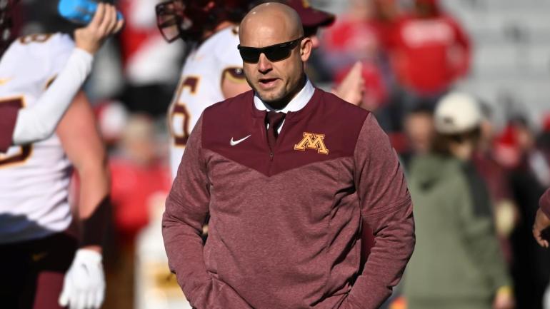 P.J. Fleck Getty Minnesota Golden Gophers Football