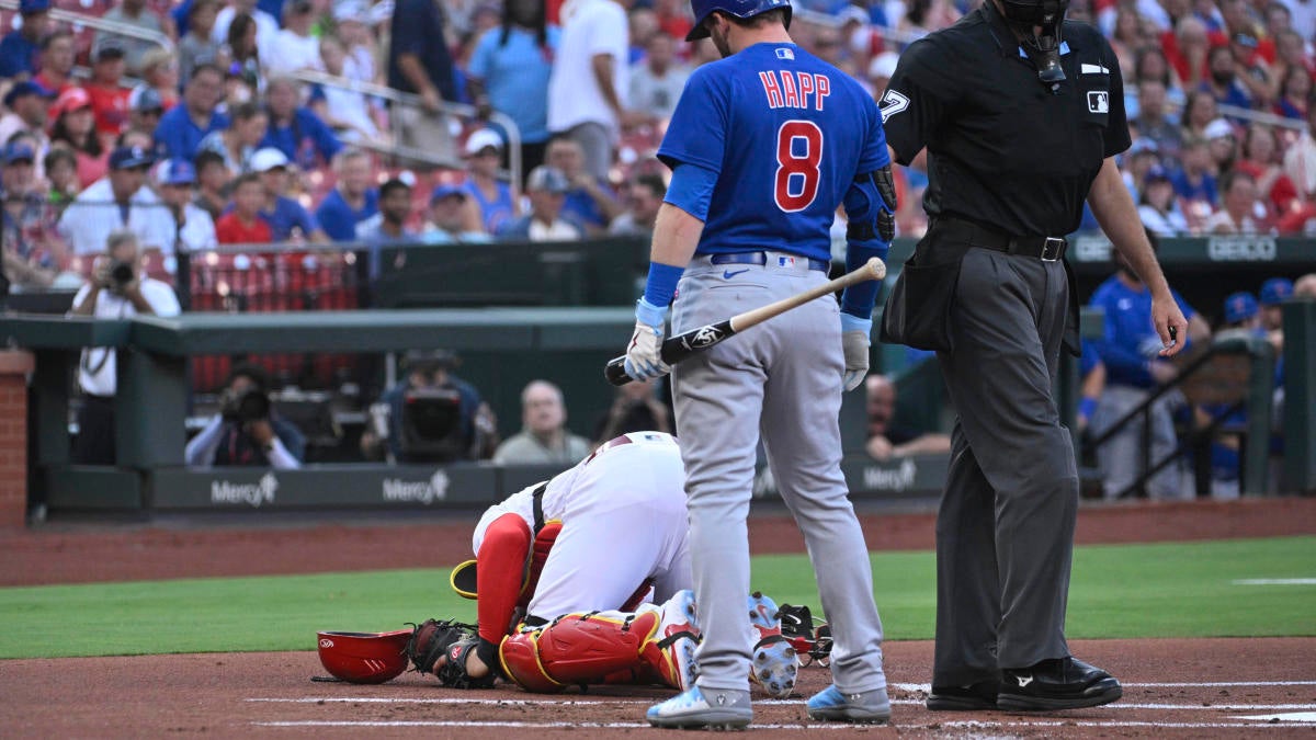Cardinals' Miles Mikolas suspended five games for hitting Cubs' Ian Happ in  apparent retaliation 