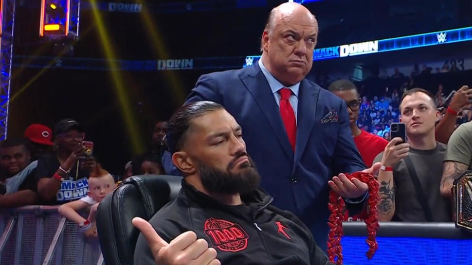 Roman Reigns Jey Uso Solo Sikoa The Bloodline WWE SmackDown pro wrestling news July 28 2023