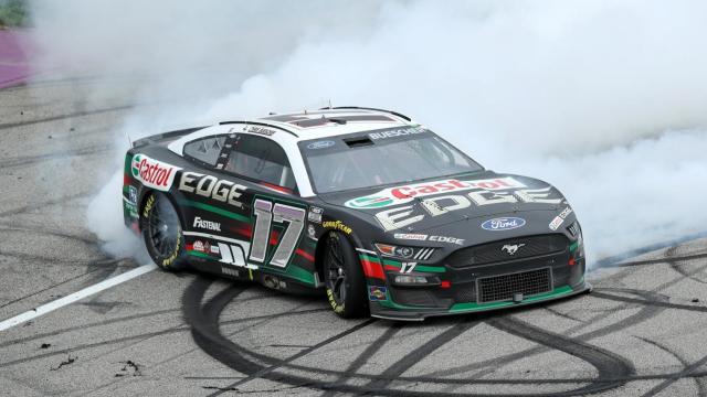 NASCAR at Michigan results: Chris Buescher holds off Martin Truex