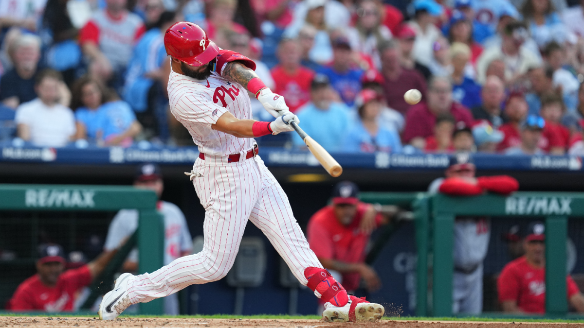Weston Wilson hits home run in first MLB at-bat for Phillies on