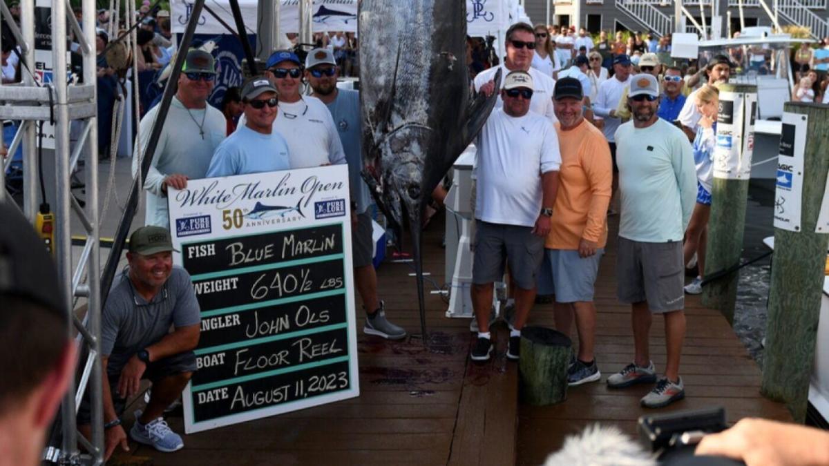 Angler earns world record $6.2 million prize for catching 640.5-pound  marlin in Maryland fishing tournament 