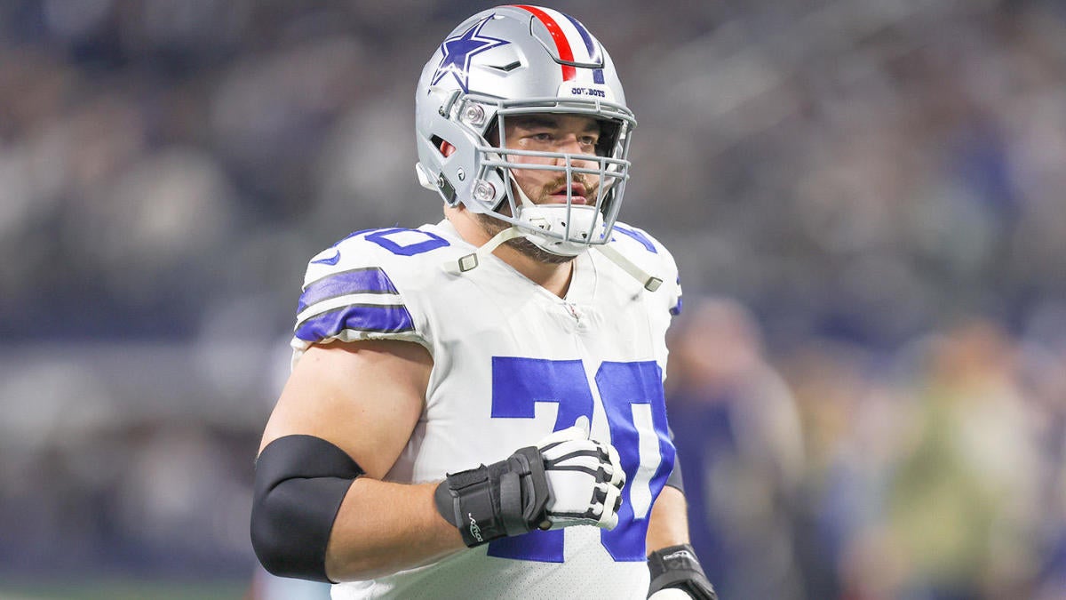 Dallas Cowboys guard Zack Martin (70) is seen after an NFL