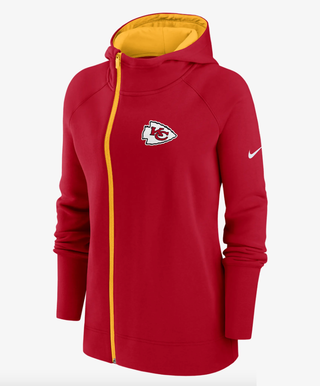 Nike Women's Gym Vintage (NFL Kansas City Chiefs) Pullover Hoodie in Red, Size: Small | NKZQ65N7G-06I