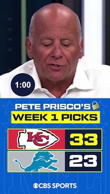 pete prisco week 1 picks