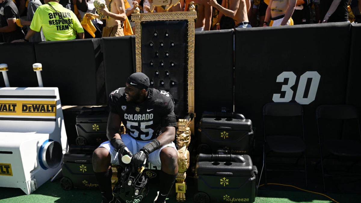 LOOK: Colorado puts 'Turnover Throne' to use in rivalry victory vs.  Nebraska as Deion Sanders improves to 2-0 - CBSSports.com
