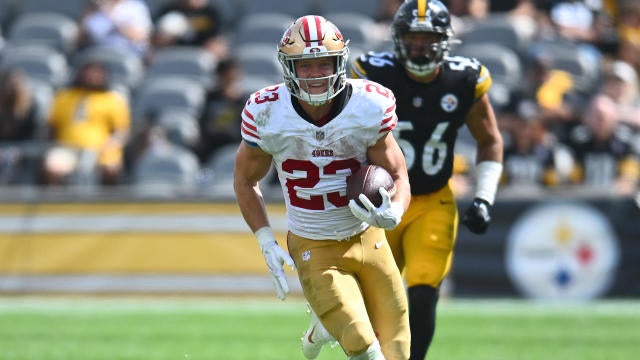 Christian McCaffrey ties Jerry Rice's record in 49ers history on TNF