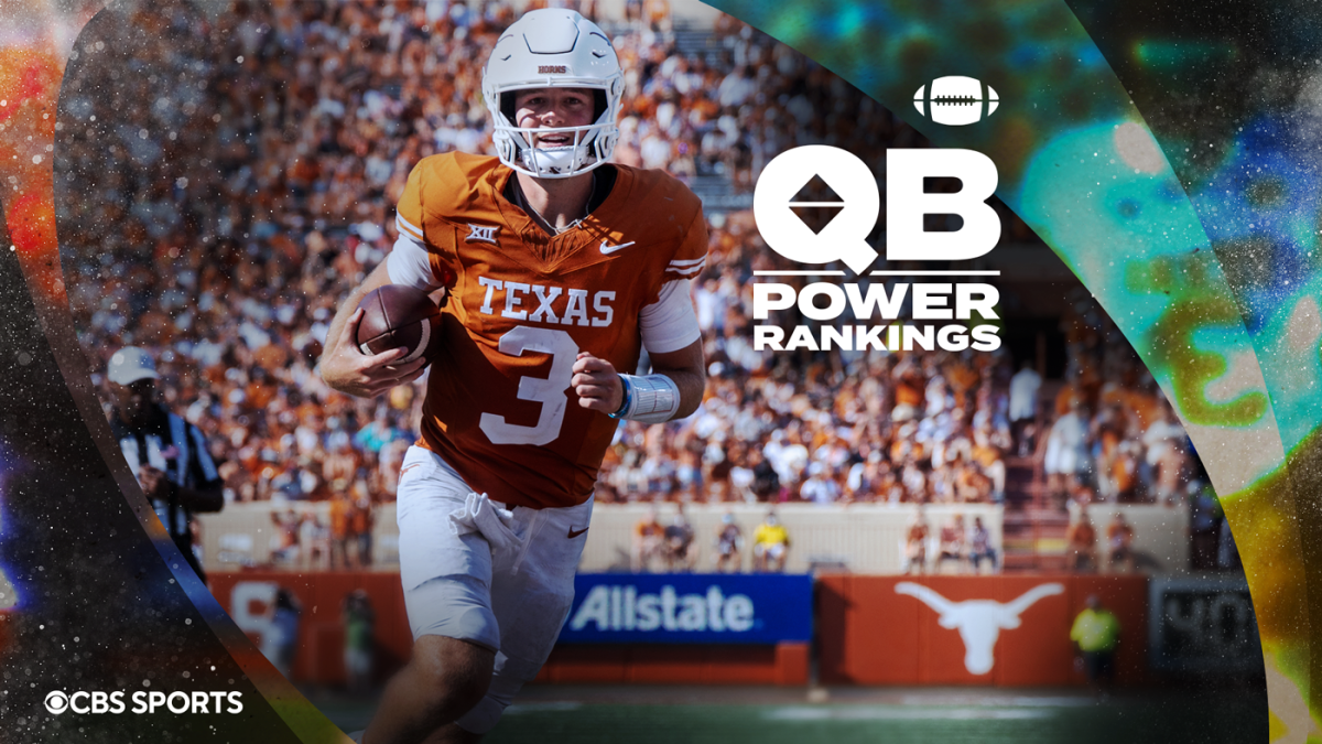 College Football QB Power Rankings Quinn Ewers leaps Caleb Williams