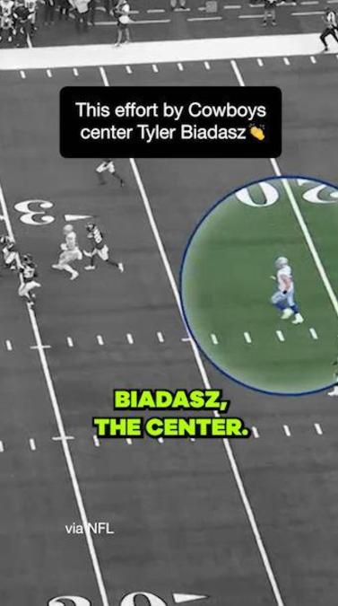 This Effort By Cowboys Center Tyler Biadasz 