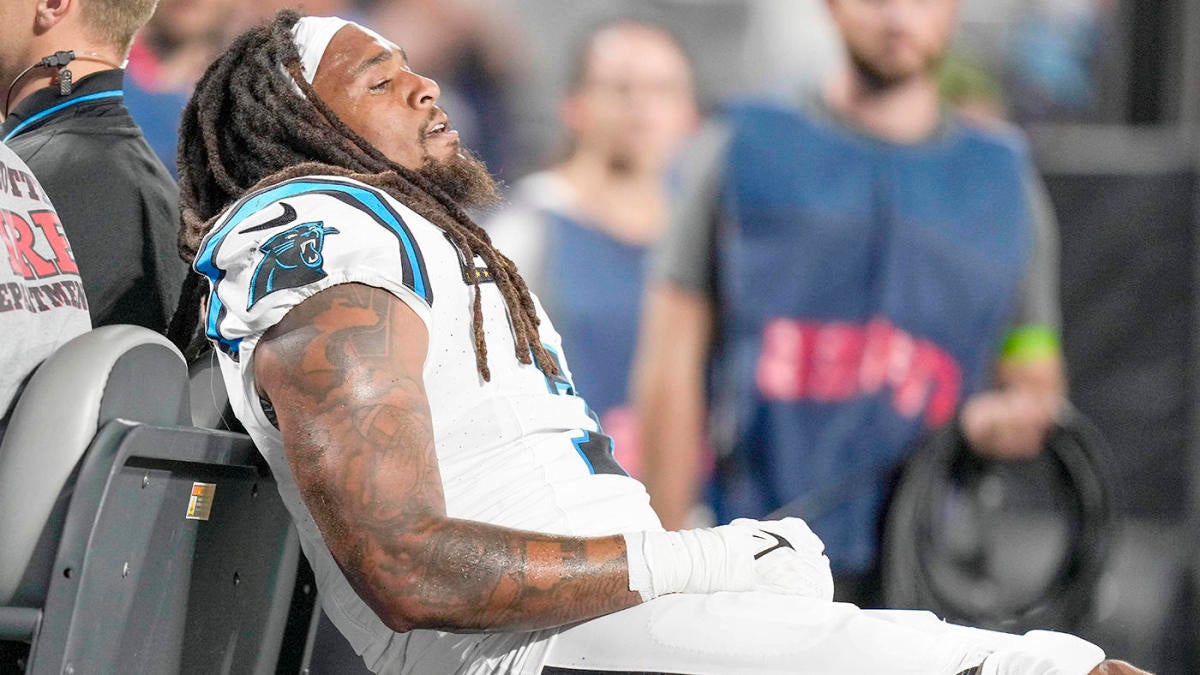 Shaq Thompson injury update: Panthers LB had surgery for broken leg, season  likely over, Frank Reich says 