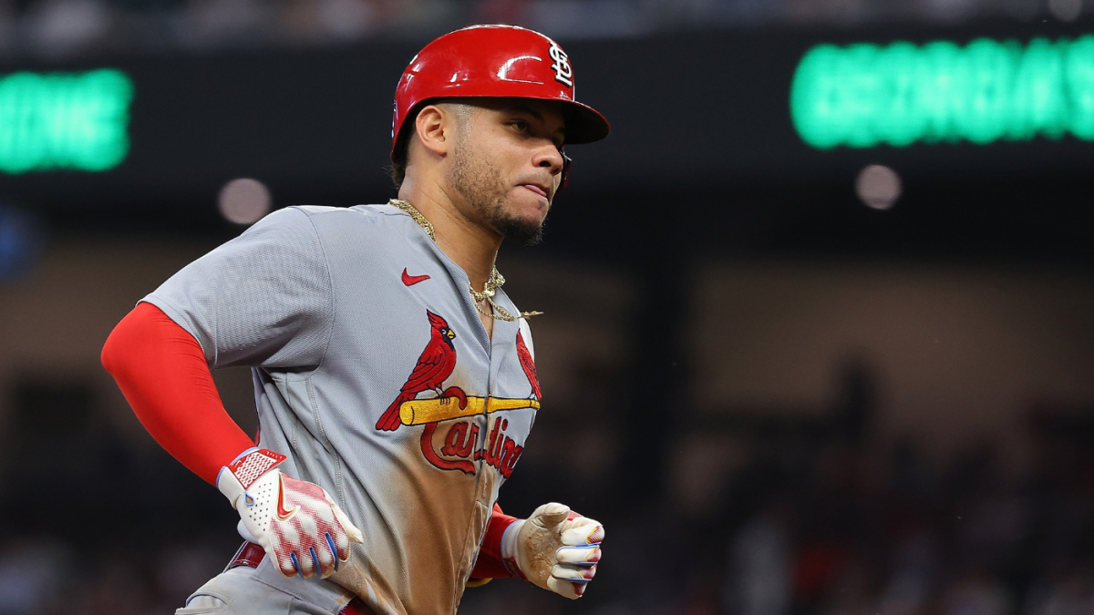 Willson Contreras of the St. Louis Cardinals is hit by pitch during News  Photo - Getty Images