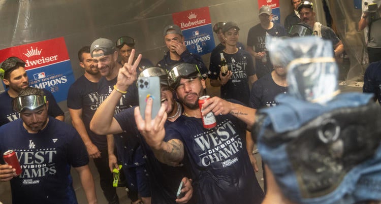 Official Los Angeles Dodgers 2022 Nl West Division Champions T