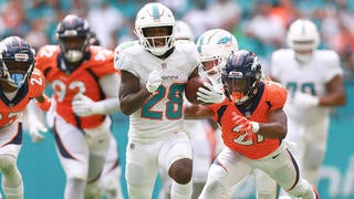 Dolphins' run game in historic win over Broncos shows why team didn't  acquire Jonathan Taylor or Dalvin Cook