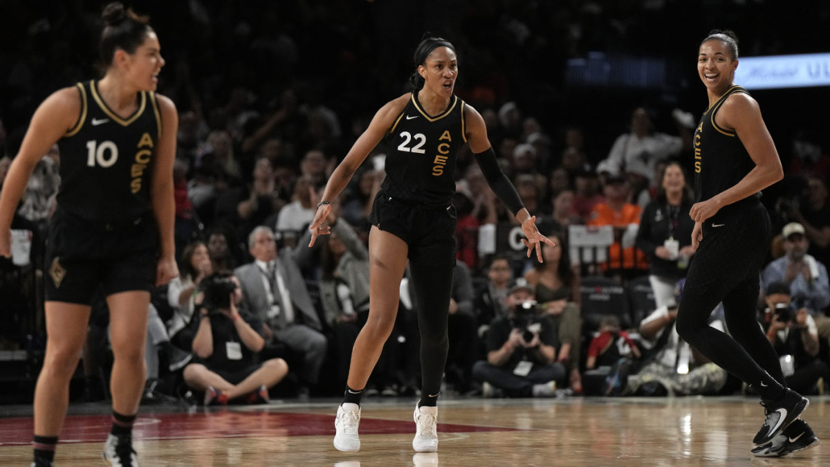 Aces Vs. Wings: How A'ja Wilson And Las Vegas Literally Ran Away From ...