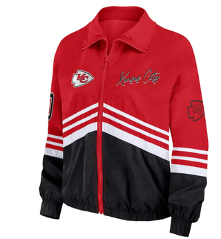 Taylor Swift Chiefs Jacket, how to buy Swift's KC Chiefs windbreaker