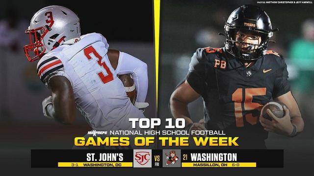 High school football: St. John's at No. 21 Massillon Washington