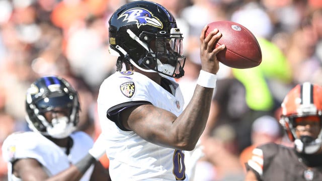 Lamar Jackson shines in Ravens' win over Browns