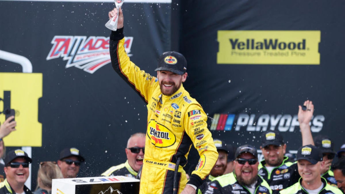 NASCAR Playoffs At Talladega Results: Ryan Blaney Beats Kevin Harvick ...