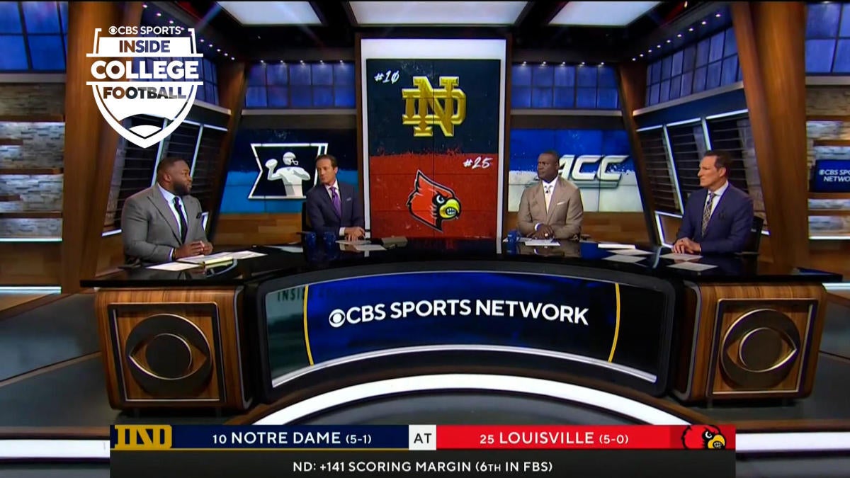 CBS SPORTS' COLLEGE FOOTBALL STUDIO SHOWS TO BE PRESENTED LIVE