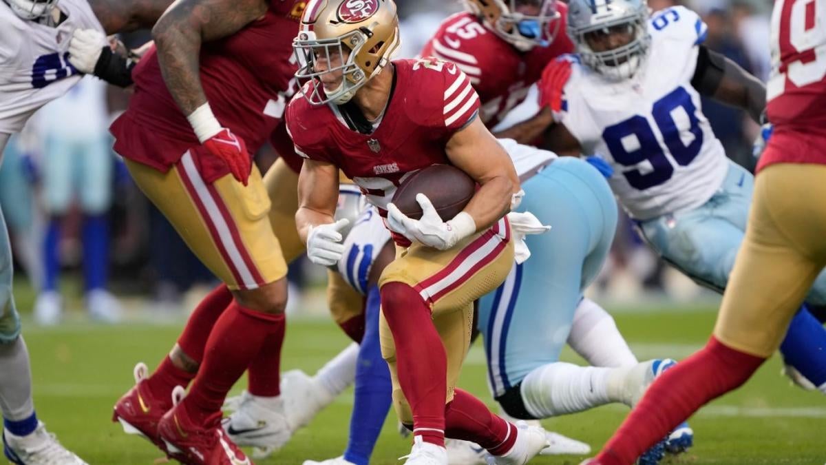 49ers' Christian McCaffrey makes MVP case with 4 TDs in rout - ESPN