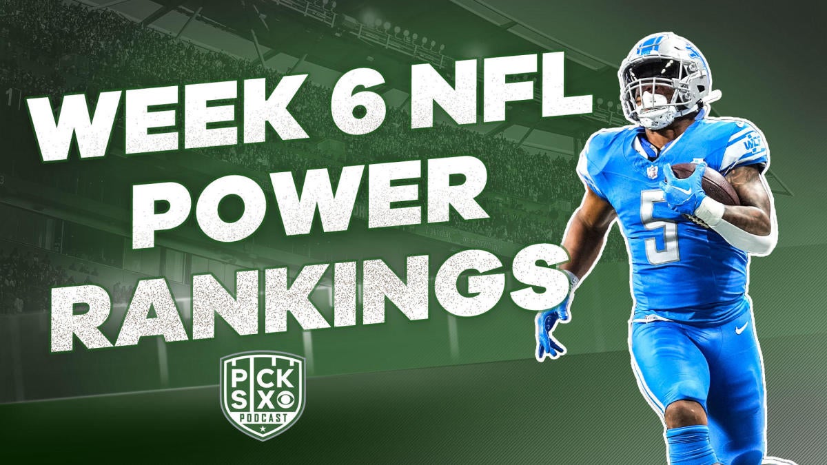 Pick Six Week 6 NFL Power Rankings The Detroit Lions roar, an NFC