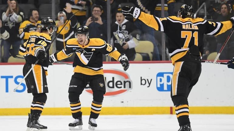 Penguins' Sidney Crosby, Evgeni Malkin, Kris Letang Break Yankees ...