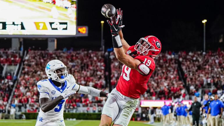 2024 NFL Draft Georgia Star Tight End Brock Bowers Declares As   Brock Bowers Georgia Bulldogs Usatsi 2 