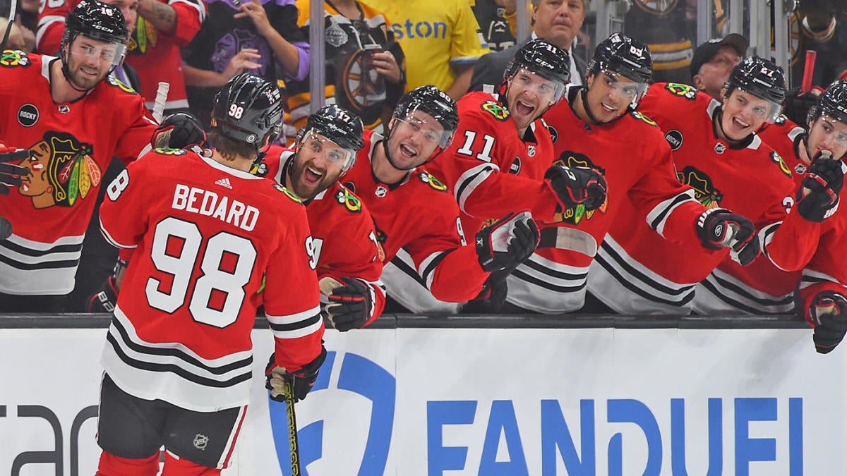 Blackhawks vs. Penguins final score, result: Connor Bedard records first NHL  point in debut win for Chicago