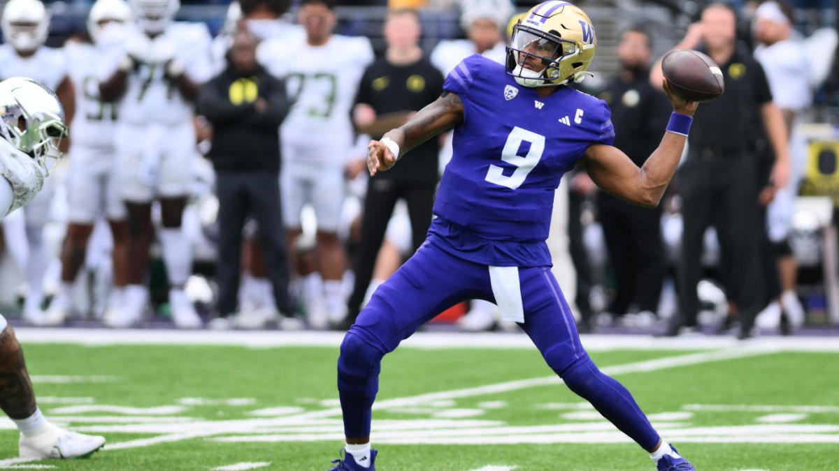 WATCH Michael Penix Jr. states emphatic Heisman case as Washington QB