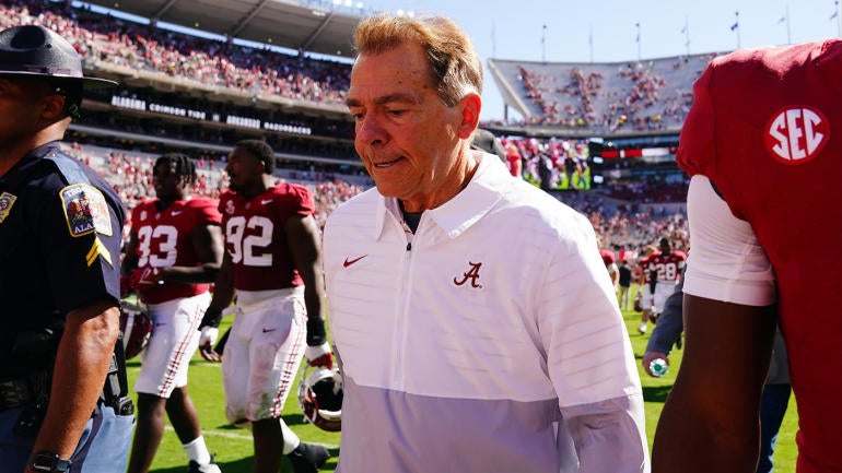 NCAA Football: Arkansas at Alabama