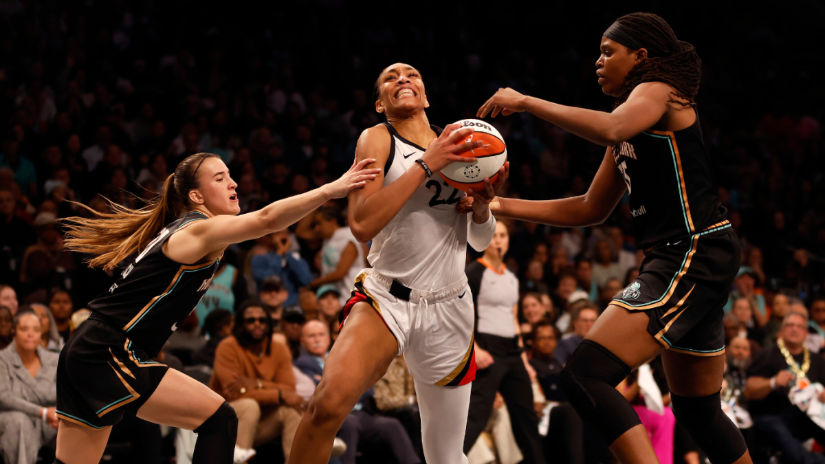 Las Vegas Aces 2023 WNBA Playoffs White Raise the Stakes Trucker