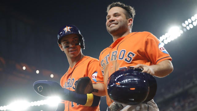 Astros rout Rangers to even ALCS