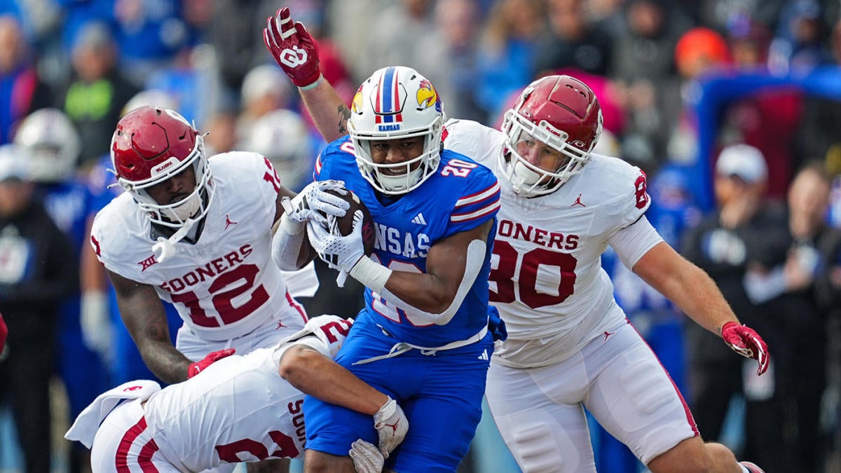 Kansas upsets No. 6 Oklahoma as Sooners' College Football Playoff ...