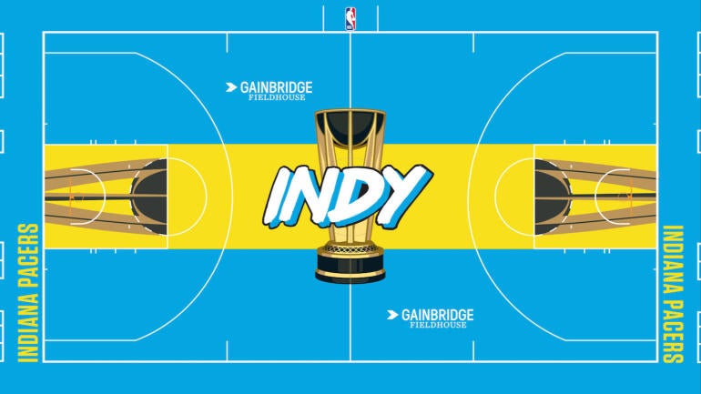 Indiana Pacers In-Season Tournament court