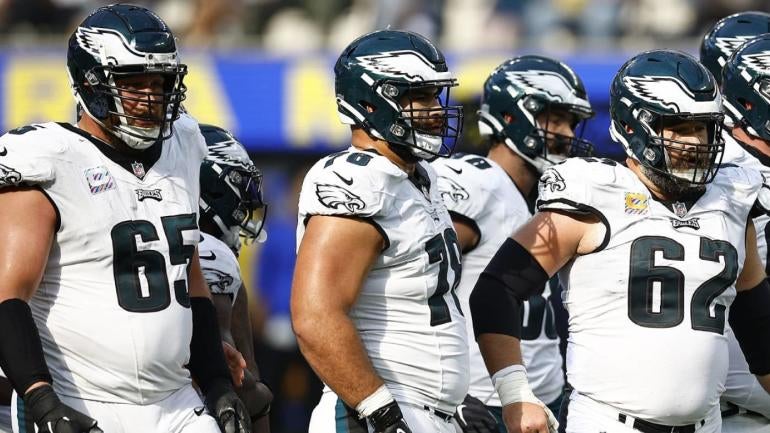 LOOK: Eagles' Jason Kelce, Jordan Mailata And Lane Johnson Nail ...