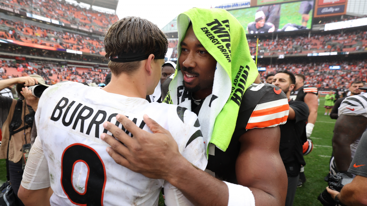 Browns' Myles Garrett Gives Joe Burrow 'the Nod' Over Lamar Jackson ...