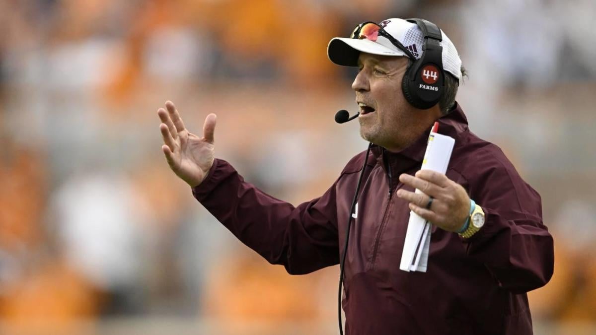 Texas A&M fires Jimbo Fisher: Blank national championship plaque stunt ...