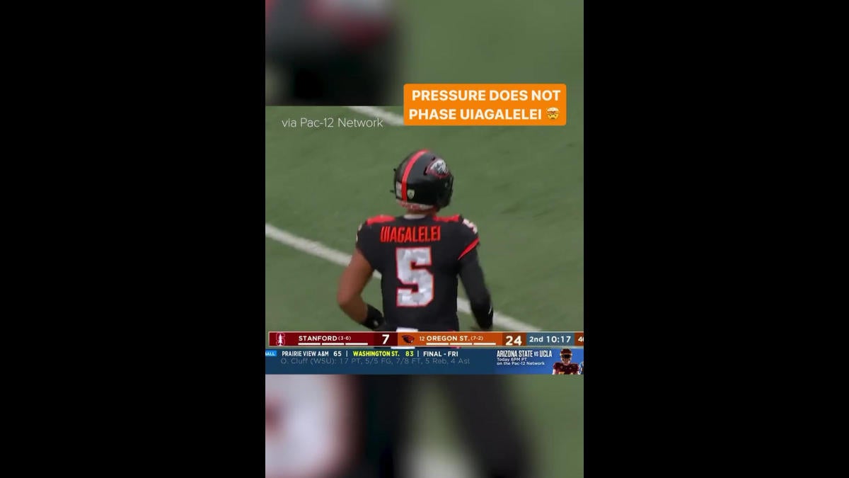 Pressure does NOT phase Uiagalelei CBSSports