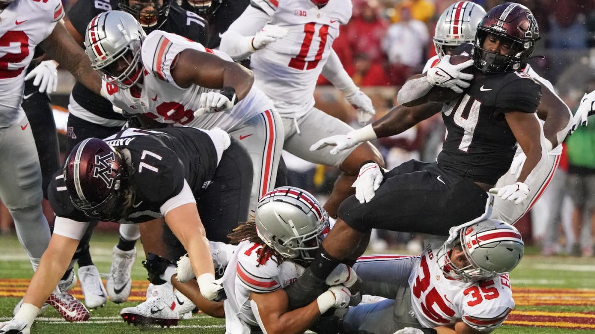 College football scores: Ohio State on upset alert vs. Minnesota