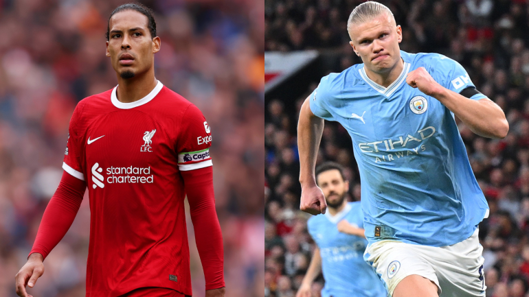 Manchester City Vs. Liverpool Combined Starting XI: Erling Haaland ...