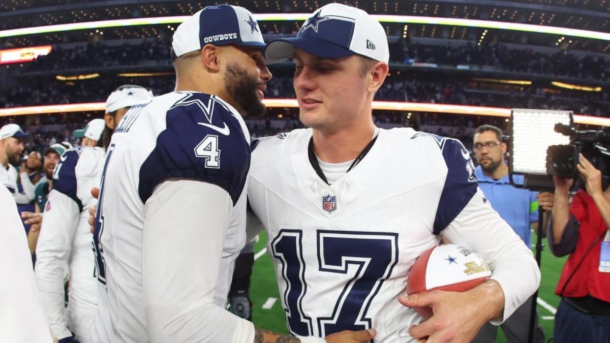 How Cowboys' Dak Prescott knew Brandon Aubrey was special before kicker's historic start to NFL career - CBSSports.com