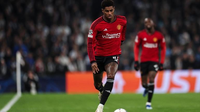 Manchester United Vs Tottenham Prediction Odds Time 2024 English   Marcus Rashford Manchester United Getty Images 