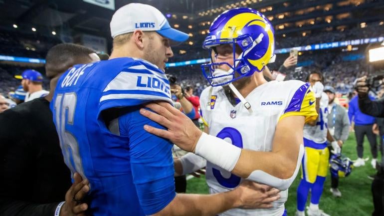 Jared Goff Matthew Stafford Open Up On Facing Each Other After Lions Win Had To Subdue A Lot 