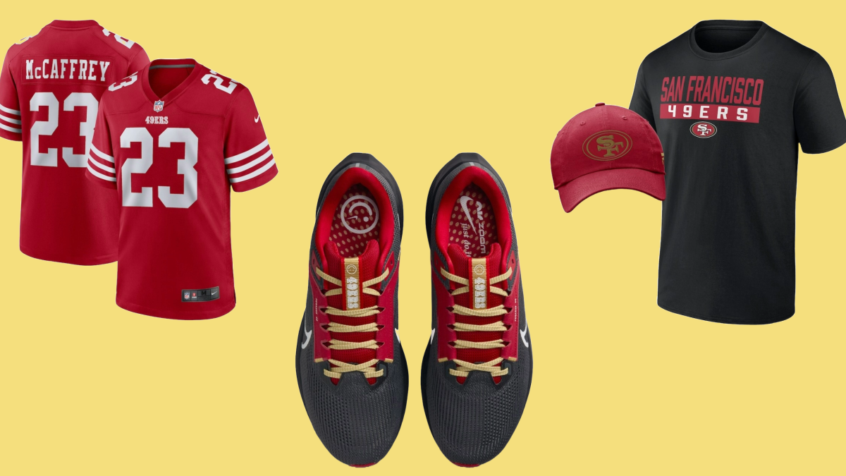 Last-minute San Francisco 49ers fan gear to get before the Niners vs.  Chiefs rematch: jerseys, hats, more 